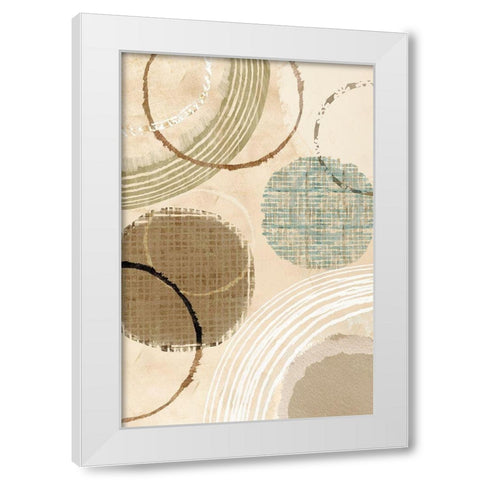 Woven Baskets II White Modern Wood Framed Art Print by Kouta, Flora