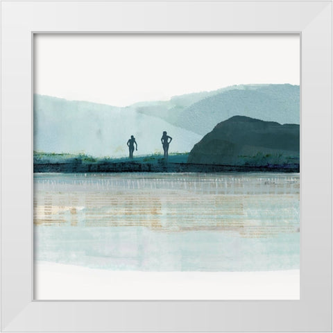 Cosstal Adventure I White Modern Wood Framed Art Print by Kouta, Flora