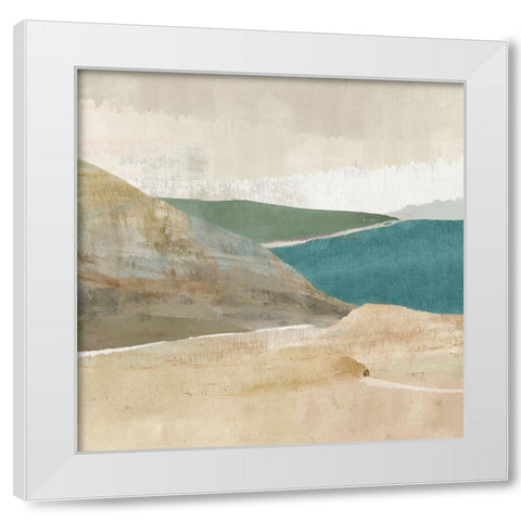 Brightstone Bay I  White Modern Wood Framed Art Print by Kouta, Flora