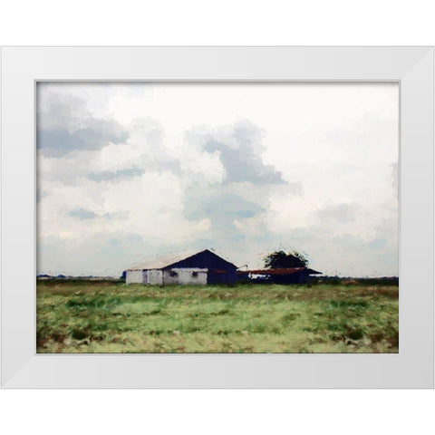 Abandoned White Modern Wood Framed Art Print by Curinga, Kim