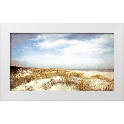 Dune Grass  White Modern Wood Framed Art Print by Curinga, Kim