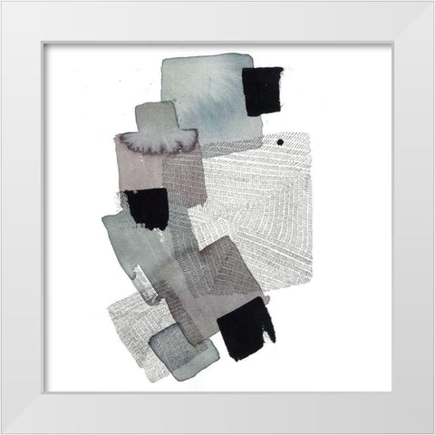 Tiptoe  White Modern Wood Framed Art Print by Rupe, Kim