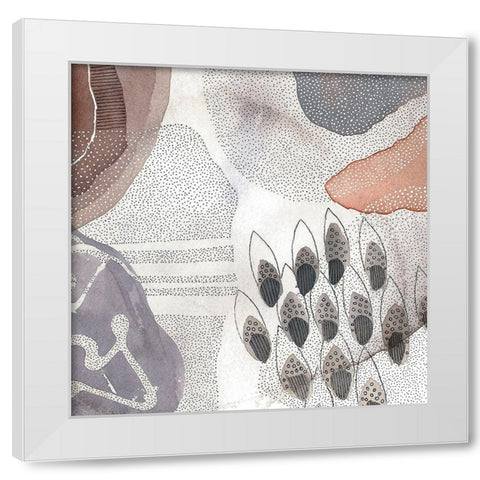 Jager White Modern Wood Framed Art Print by Rupe, Kim
