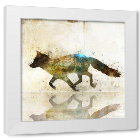 Fox Joy II White Modern Wood Framed Art Print by Roko, Ken