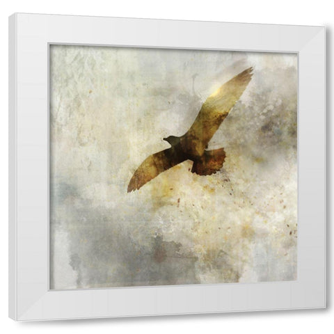 Ocean Flight II White Modern Wood Framed Art Print by Roko, Ken