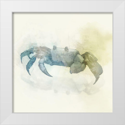 Indigo Crab IIÂ  White Modern Wood Framed Art Print by Roko, Ken