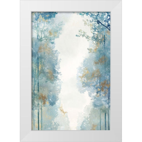 Bluegate IÂ  White Modern Wood Framed Art Print by Roko, Ken