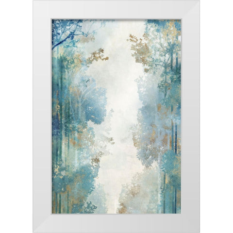 Bluegate IIÂ  White Modern Wood Framed Art Print by Roko, Ken