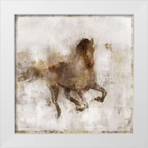 I Found My Way White Modern Wood Framed Art Print by Roko, Ken