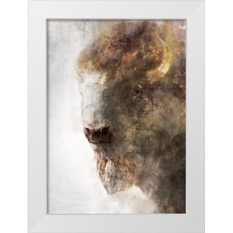 A Closeness White Modern Wood Framed Art Print by Roko, Ken