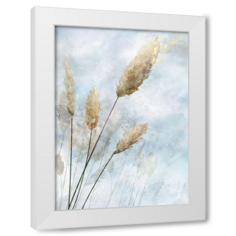 Reed Field I  White Modern Wood Framed Art Print by Roko, Ken