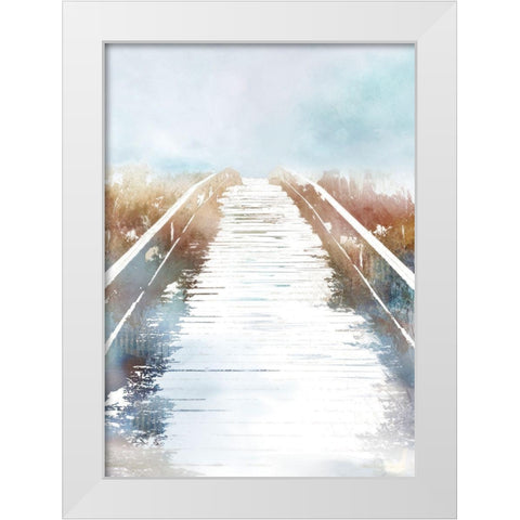 Unbridled Path I  White Modern Wood Framed Art Print by Roko, Ken