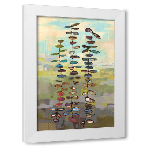 Garden Ombre White Modern Wood Framed Art Print by Colden, Jane