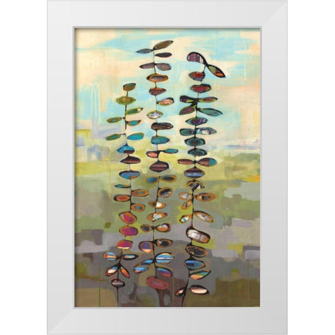 Garden Ombre White Modern Wood Framed Art Print by Colden, Jane
