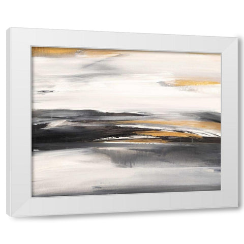 Gold Rush I White Modern Wood Framed Art Print by Mravyan, Valeria