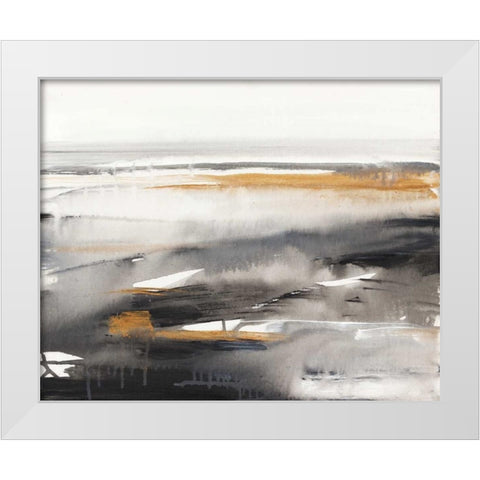 Gold Rush II White Modern Wood Framed Art Print by Mravyan, Valeria
