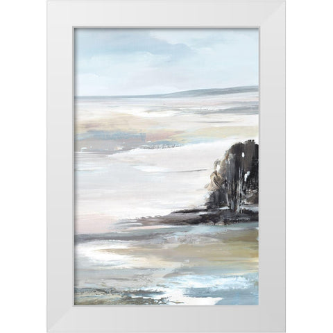 Saltwater I  White Modern Wood Framed Art Print by Lera