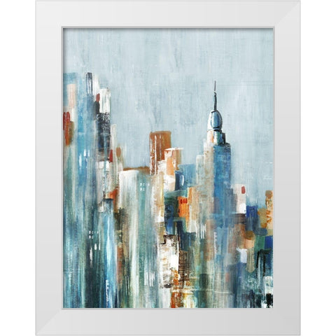 Channel IIIÂ  White Modern Wood Framed Art Print by LeraÂ 