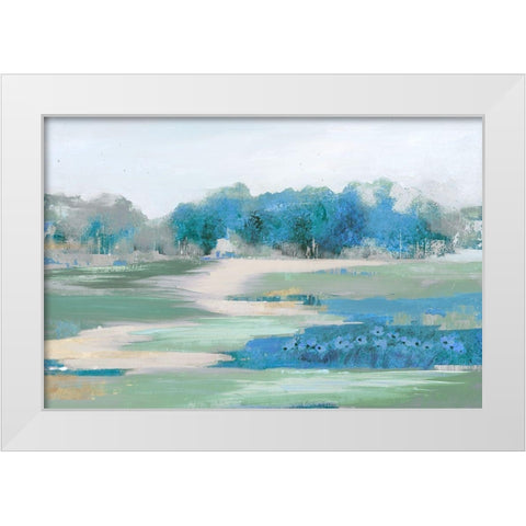 In The Middle of Nature White Modern Wood Framed Art Print by Lera