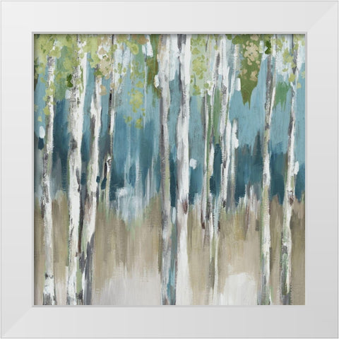 Lost Within  White Modern Wood Framed Art Print by Lera
