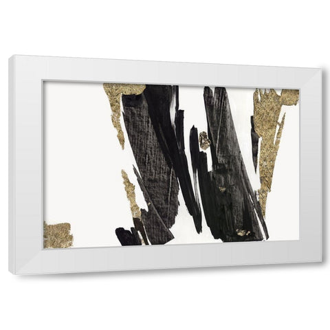 Stretching I  White Modern Wood Framed Art Print by Lera