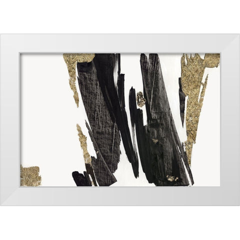 Stretching I  White Modern Wood Framed Art Print by Lera