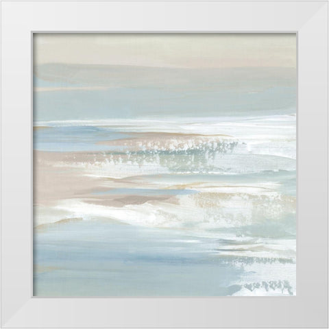 Shadows of the Sea II White Modern Wood Framed Art Print by Lera