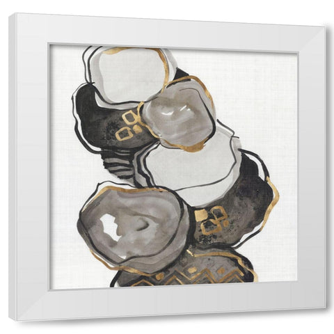 Golden Gate I  White Modern Wood Framed Art Print by Lera