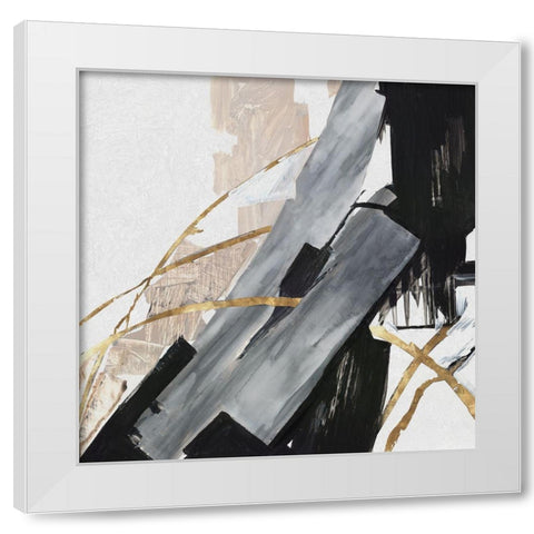 Thunder Chasing II White Modern Wood Framed Art Print by Lera