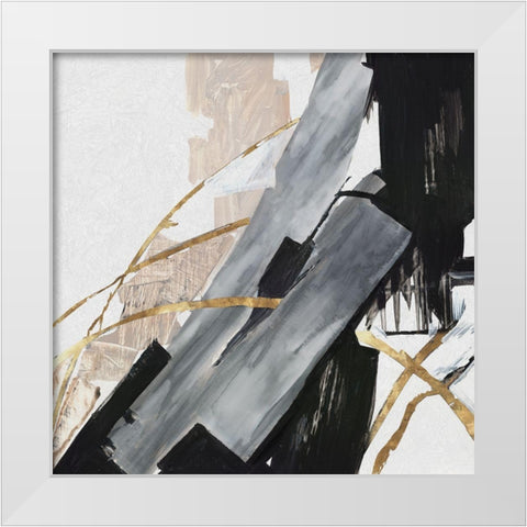 Thunder Chasing II White Modern Wood Framed Art Print by Lera
