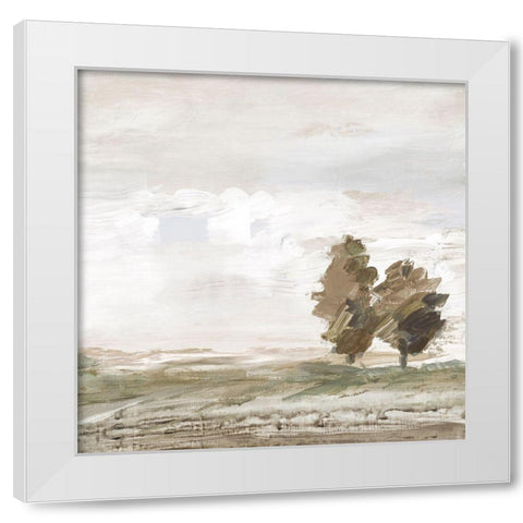 Morning Crisp I  White Modern Wood Framed Art Print by Lera