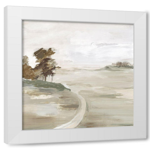 Morning Crisp II White Modern Wood Framed Art Print by Lera