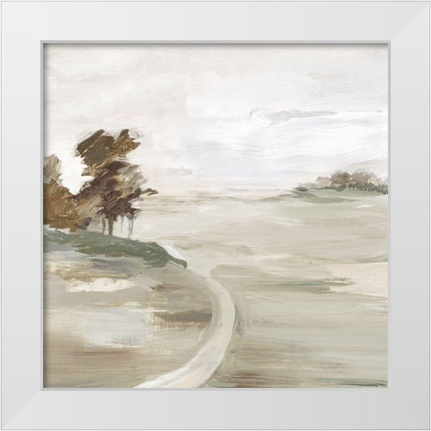 Morning Crisp II White Modern Wood Framed Art Print by Lera