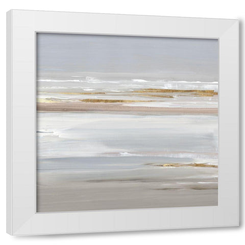 Calm Day II White Modern Wood Framed Art Print by Lera