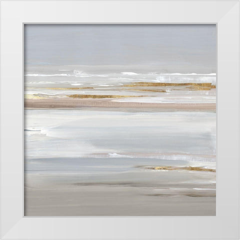 Calm Day II White Modern Wood Framed Art Print by Lera