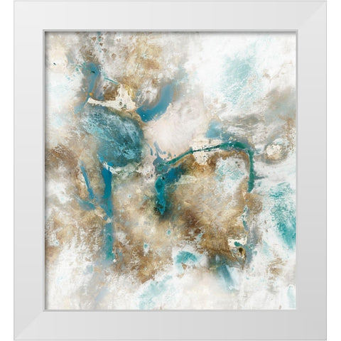 Disquiet White Modern Wood Framed Art Print by Jacobs, Elle