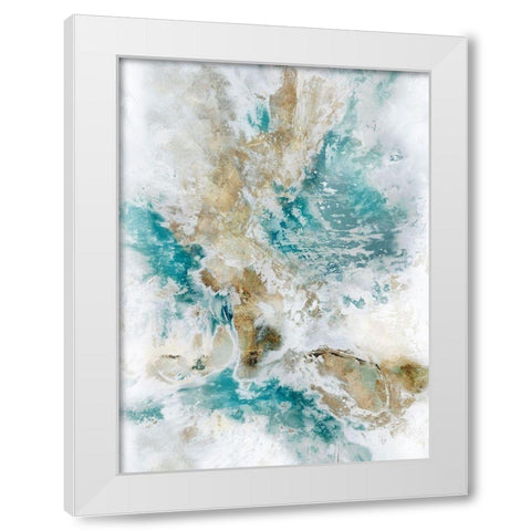 Trio White Modern Wood Framed Art Print by Jacobs, Elle