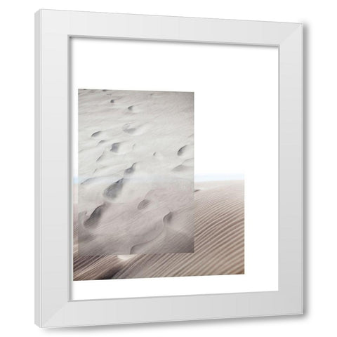 White Modern Wood Framed Art Print by Mourier, Lily