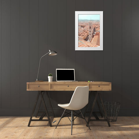 Sunkissed City White Modern Wood Framed Art Print by Liidermann, Lisa