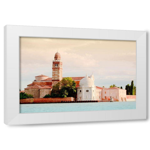 Crossing the Water White Modern Wood Framed Art Print by Liidemann, Lisa