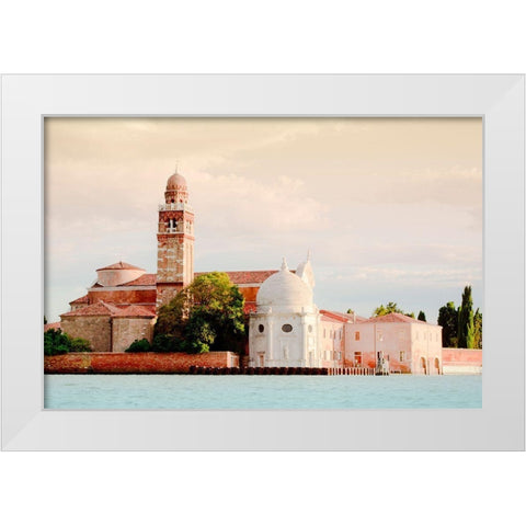 Crossing the Water White Modern Wood Framed Art Print by Liidemann, Lisa