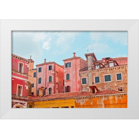 Contrasted White Modern Wood Framed Art Print by Liidemann, Lisa