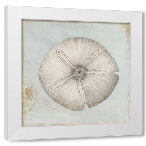 Sands of Time I White Modern Wood Framed Art Print by Lily K