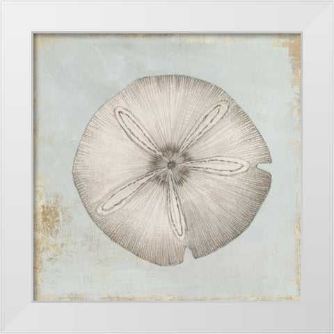 Sands of Time I White Modern Wood Framed Art Print by Lily K