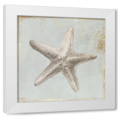 Sands of Time II White Modern Wood Framed Art Print by Lily K