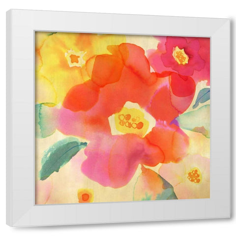 So Joyful I White Modern Wood Framed Art Print by Berg, Margaret