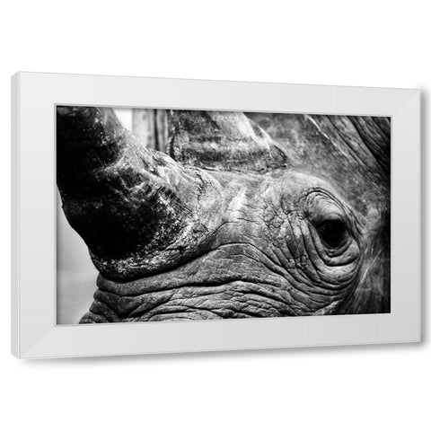 Strength White Modern Wood Framed Art Print by Drummond, Max