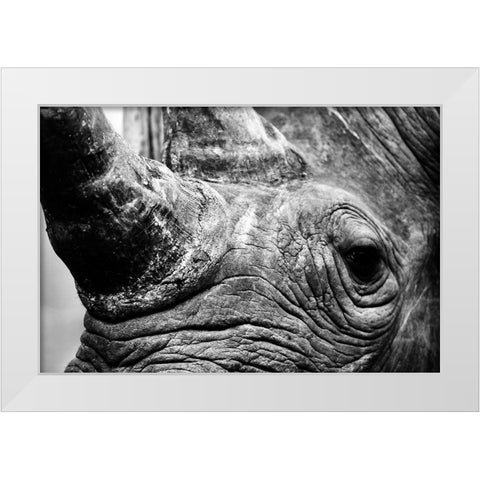 Strength White Modern Wood Framed Art Print by Drummond, Max