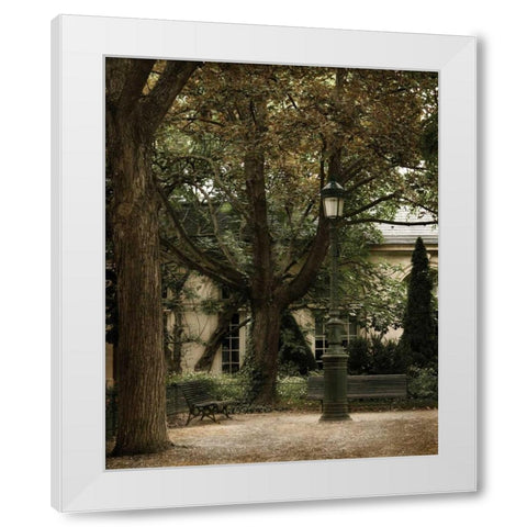 Quiet Corner White Modern Wood Framed Art Print by White, Milla