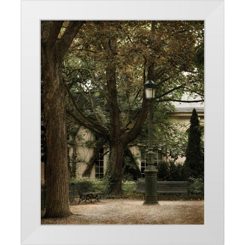 Quiet Corner White Modern Wood Framed Art Print by White, Milla
